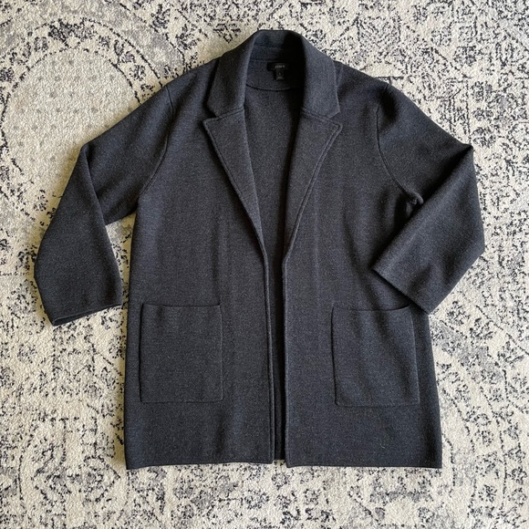 J.Crew Open Front Sweater Blazer - Picture 1 of 2